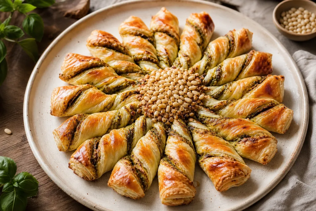 Tarte Soleil au Pesto
