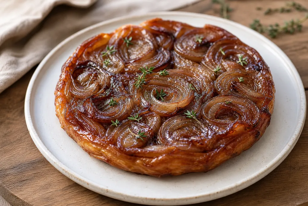 Tarte Tatin aux Oignons