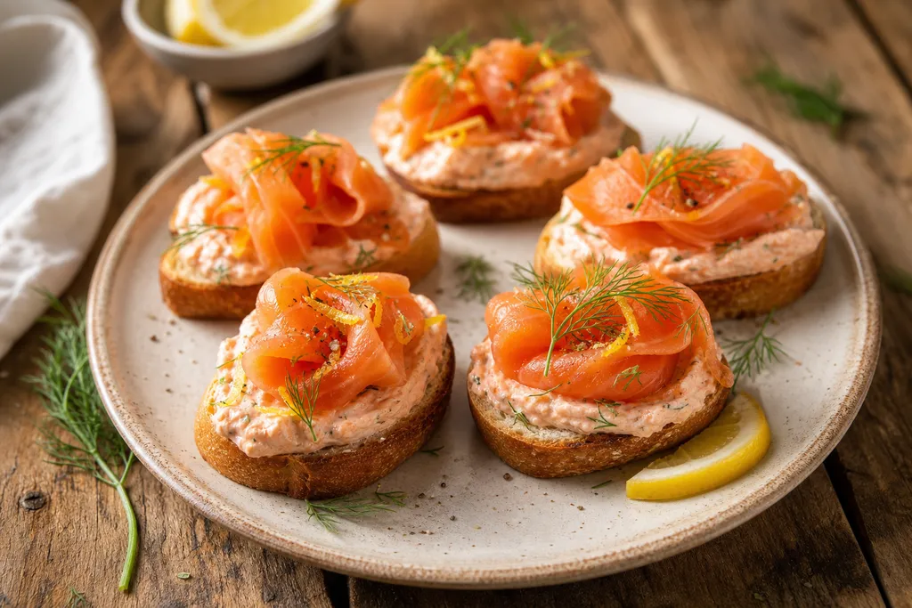 Toast au Saumon Fumé
