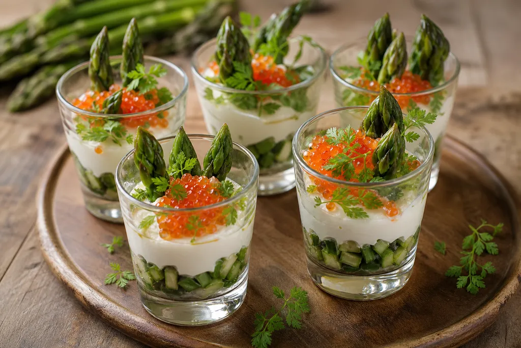 Verrine d'Asperges