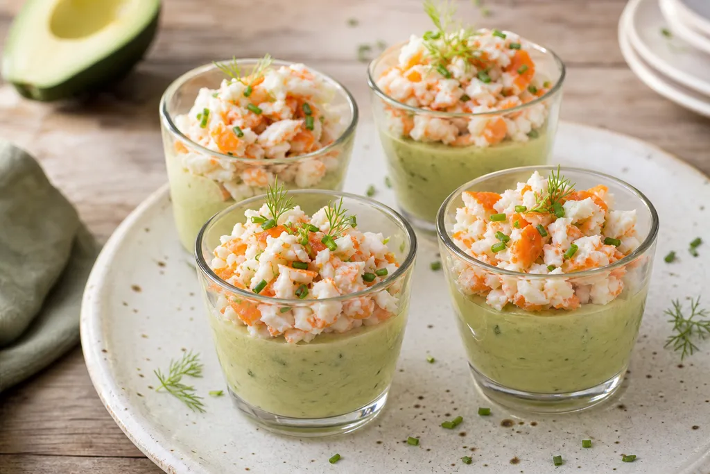 Verrine Avocat-Surimi