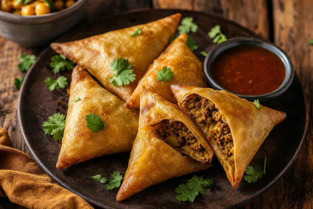 Samoussa à la Viande Hachée