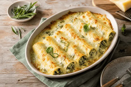 Cannelloni Ricotta-Épinards