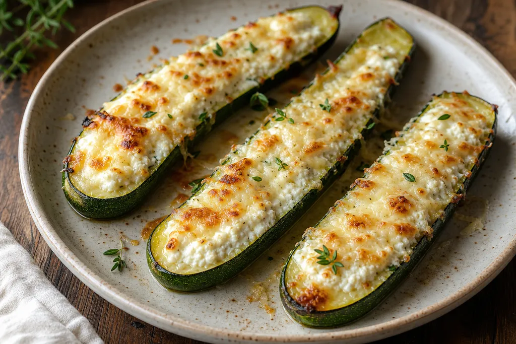Courgettes à la Ricotta