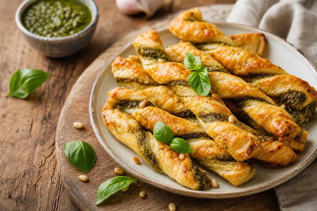Feuilletés au Pesto