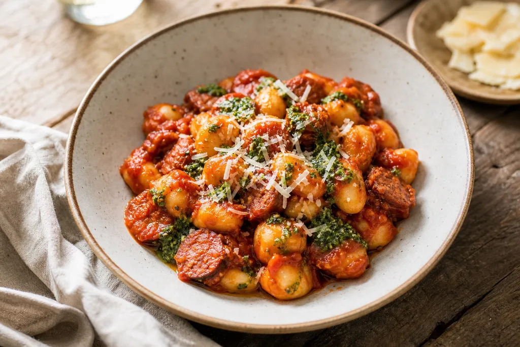 Gnocchis au Chorizo