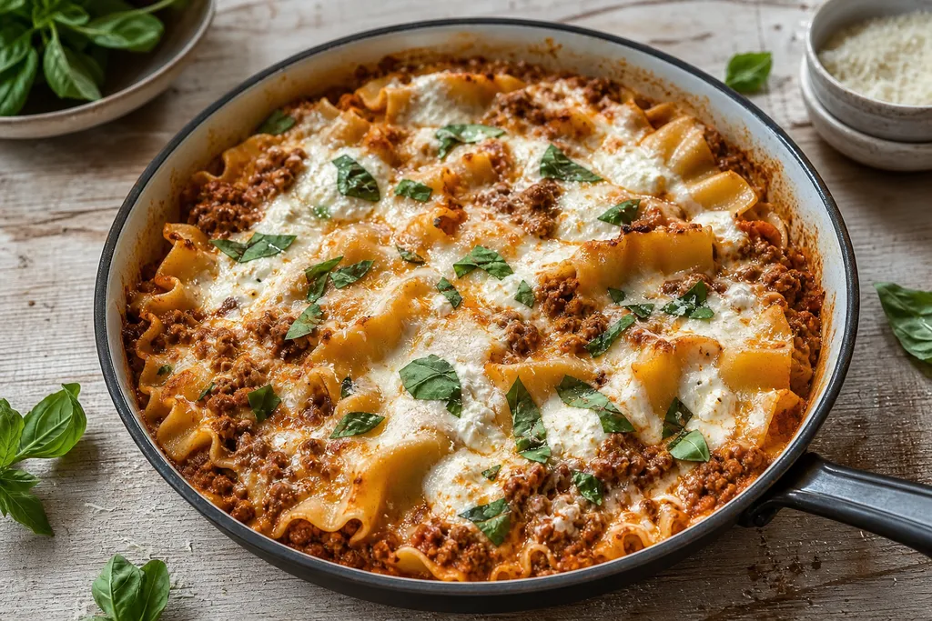 Lasagne à la Poêle
