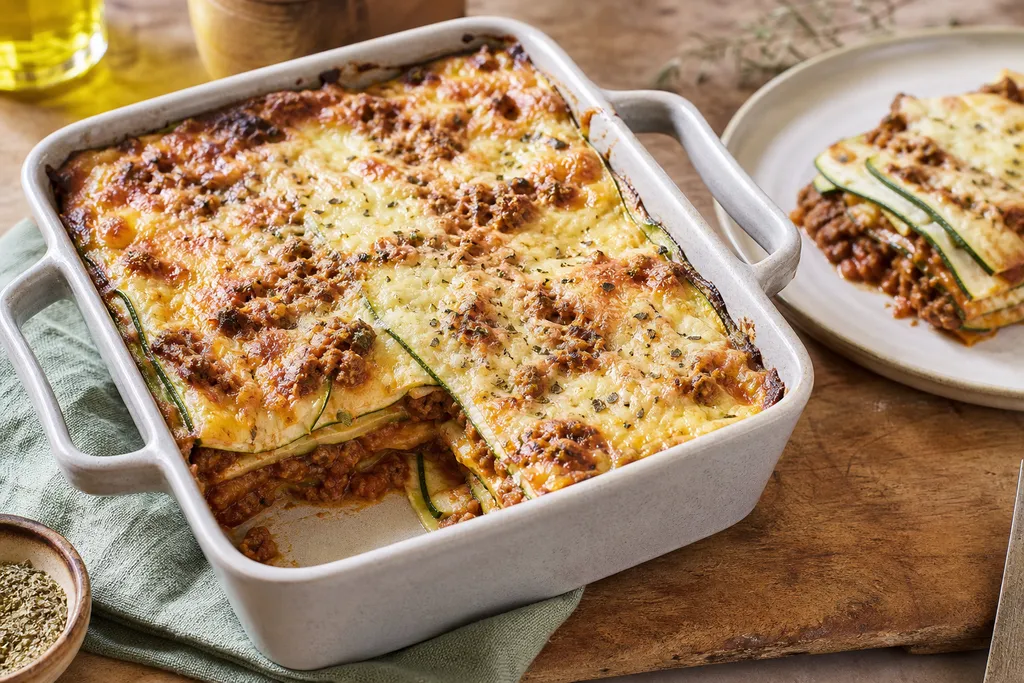 Lasagnes Courgettes et Viande Hachée