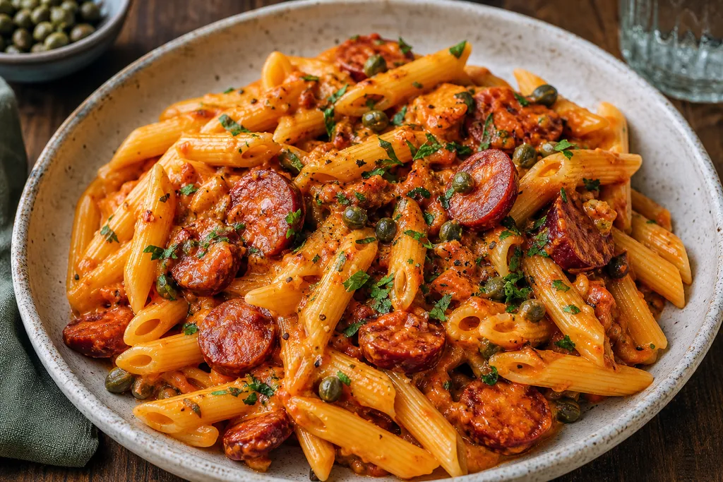 Pâtes au Chorizo