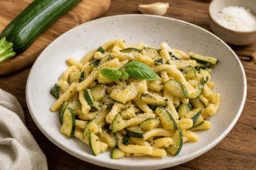 Pâtes aux Courgettes