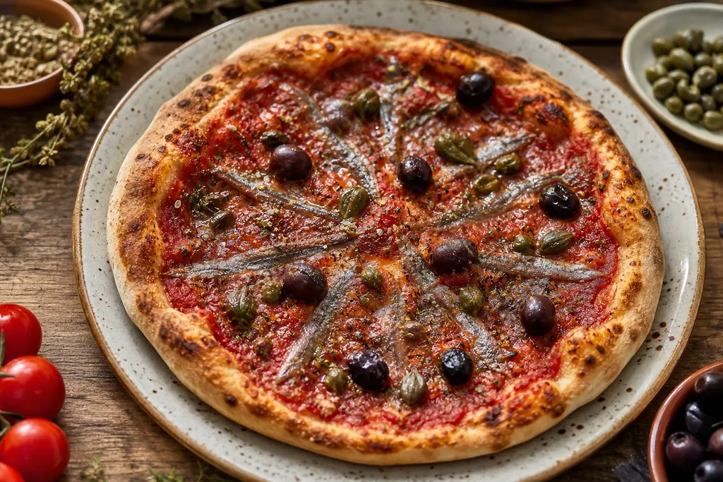 Pizza aux Anchois
