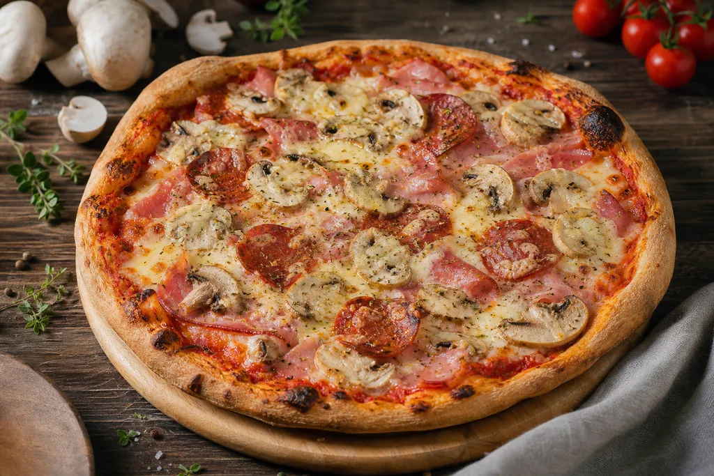 Pizza aux Champignons