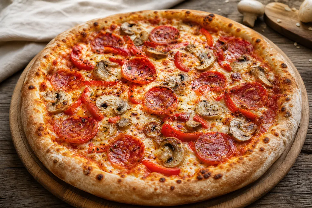 Pizza au Chorizo