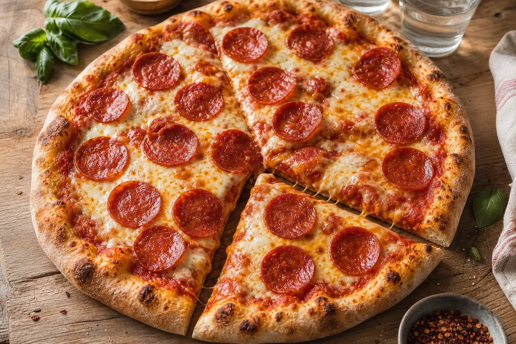 Pizza au Pepperoni