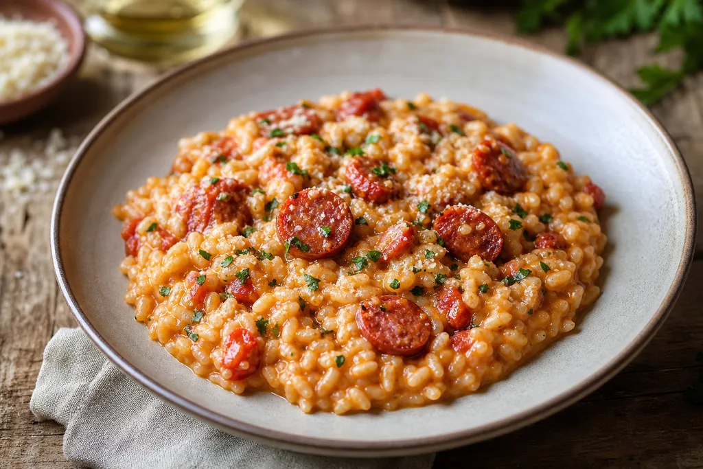 Risotto au Chorizo