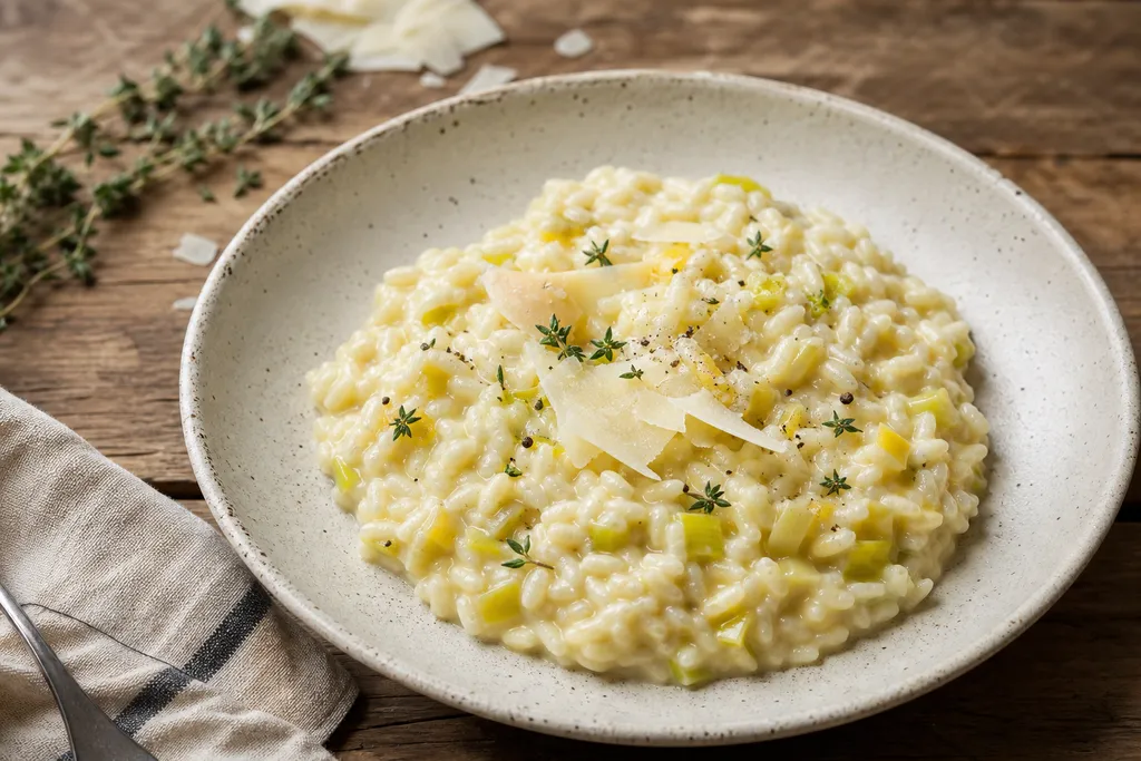 Risotto aux Poireaux