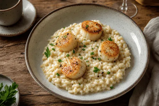 Risotto aux Saint-Jacques
