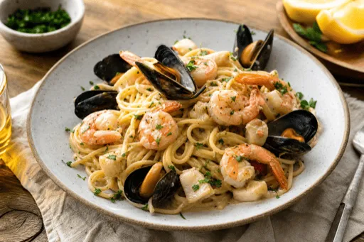 Spaghetti aux Fruits de Mer