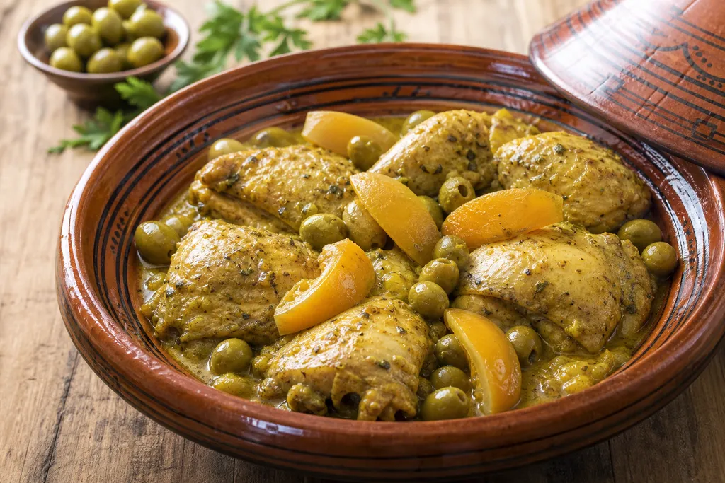 Poulet au Citron Confit