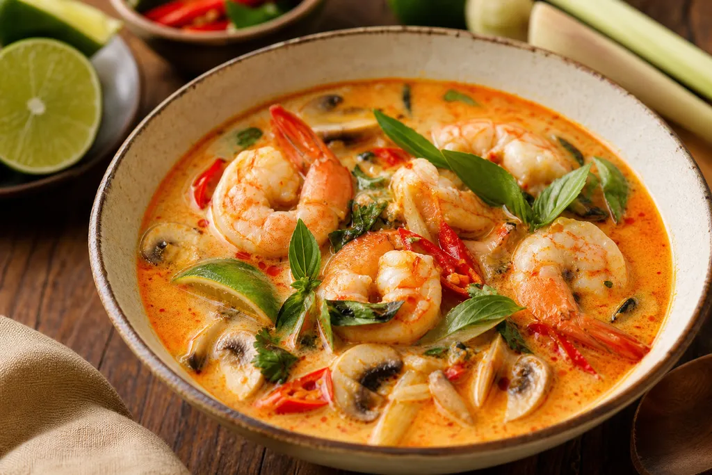 Soupe Thaï aux Crevettes